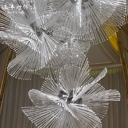 Crystal dandelion Chandelier