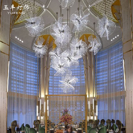 Crystal dandelion Chandelier